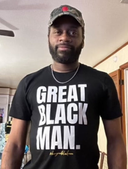 GREAT BLACK MAN. Legacy Tee.